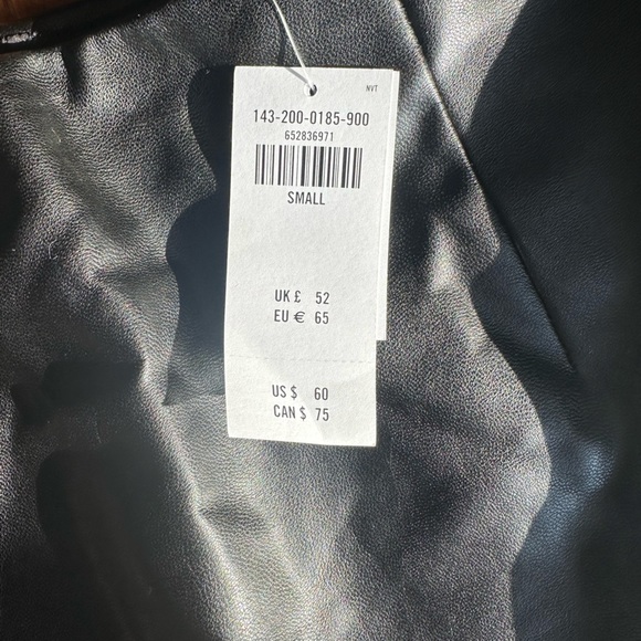 Abercrombie & Fitch Vegan Leather Skort - Picture 2 of 6